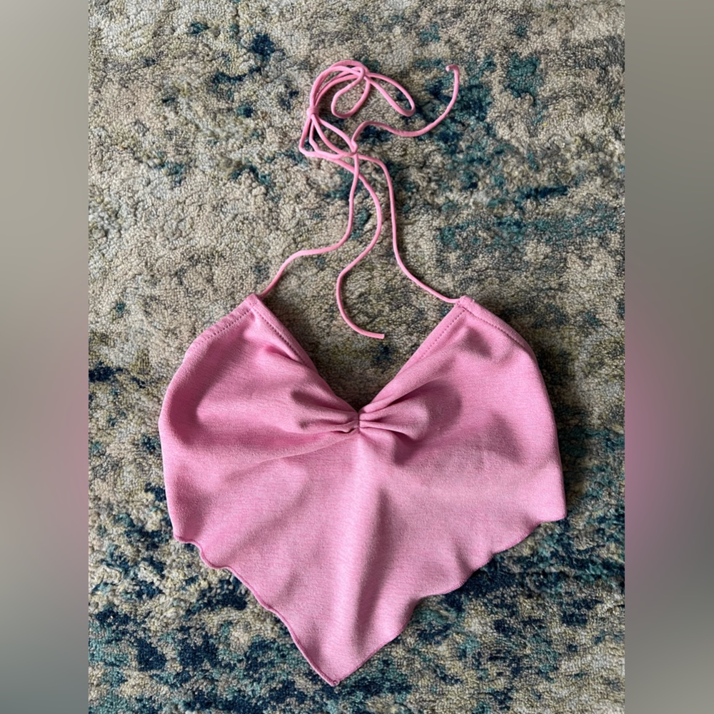 Pink Crop Top